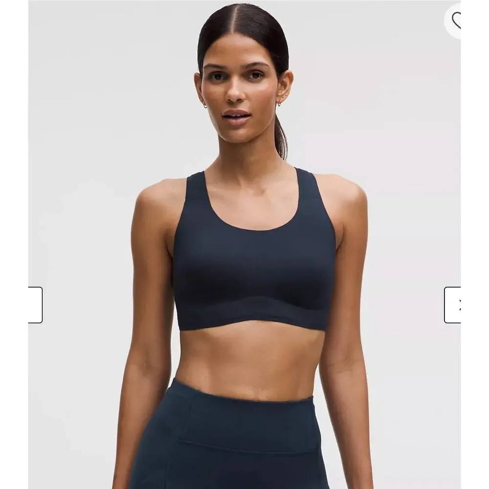 NWT Lululemon Go Further Bra w/ Support Sz S $98 MSRP True Navy